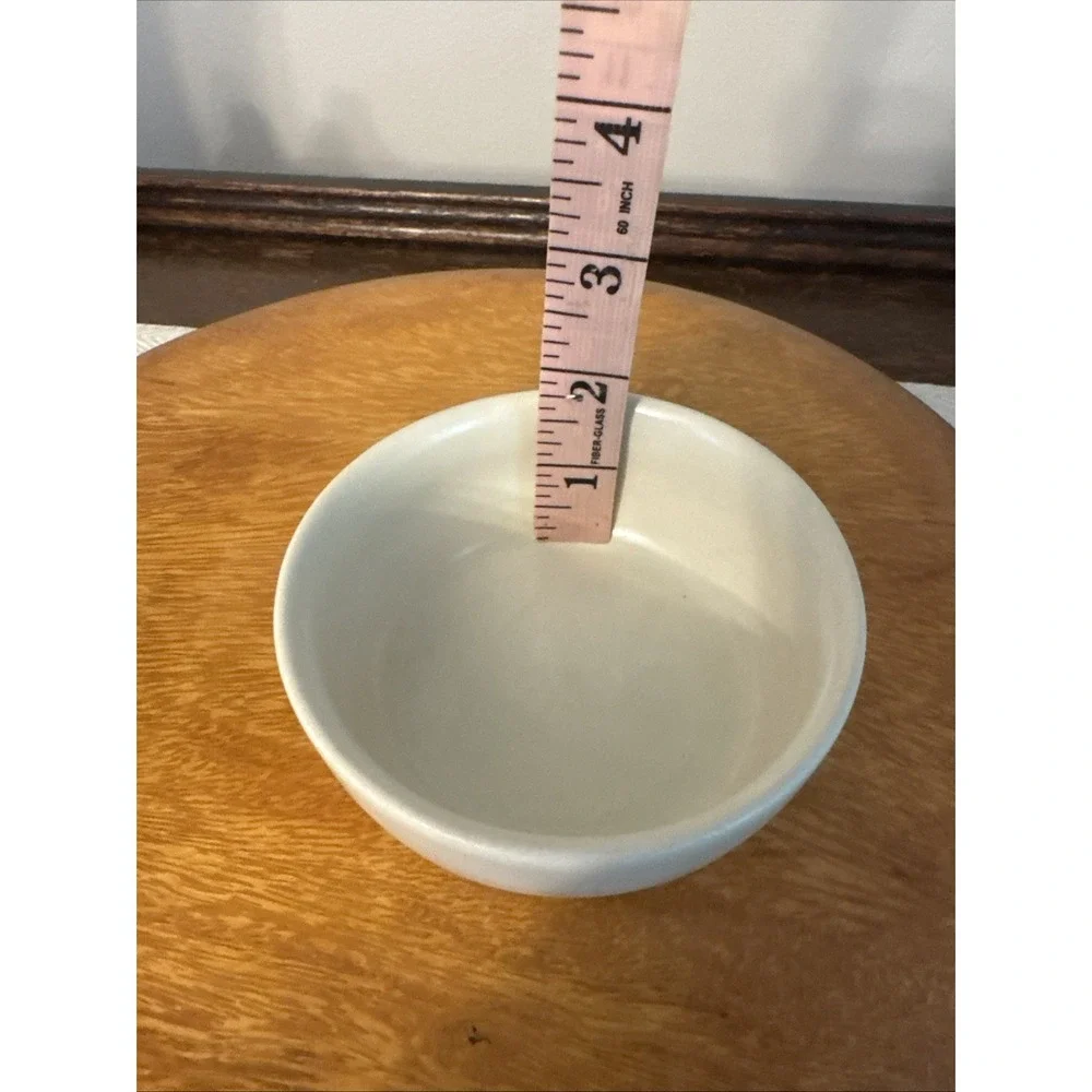 Crate & Barrel Acacia Wood Chip & Dip Bowl 423-742 Boho Retro Entertaining